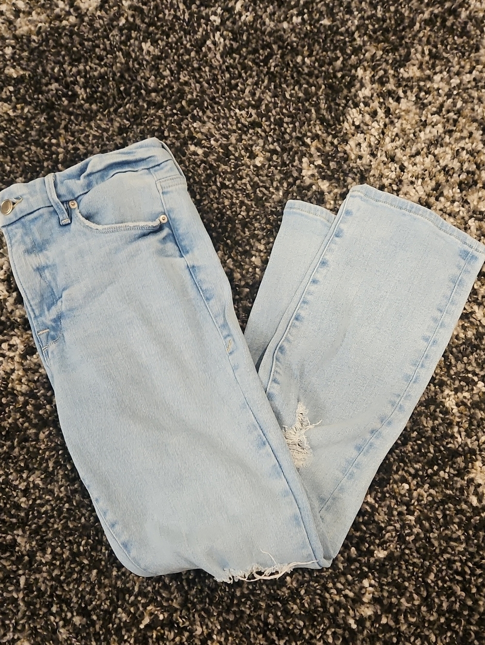 Good American Jeans, Size 27, Slight Flare